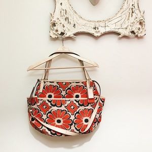 Coach Poppy Floral Canvas Diaper Bag